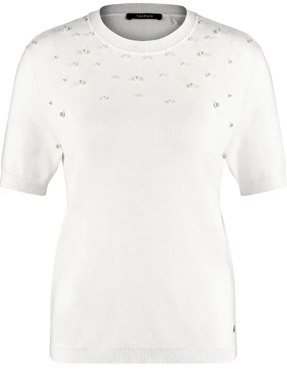 TAIFUN Джемпер с бусинами