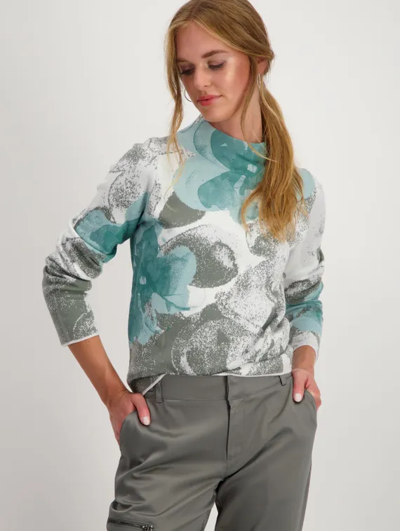 MONARI Джемпер с цветочным узором