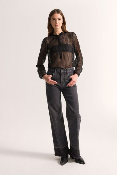 UNQ Блуза из черного кружева