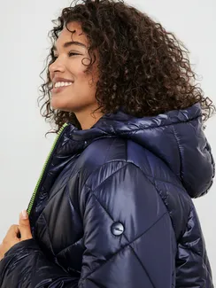 SAMOON Пальто с контрастной молнией