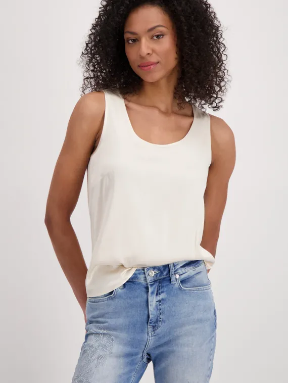 MONARI Топ атласный