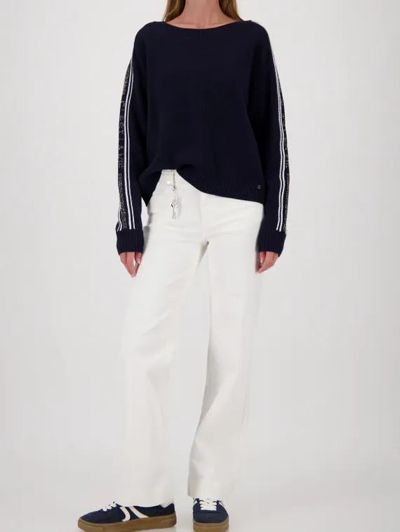 MONARI Джемпер с надписью на рукавах