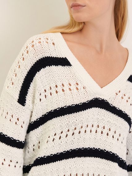 Elisa.and.me Вязаный джемпер в полоску