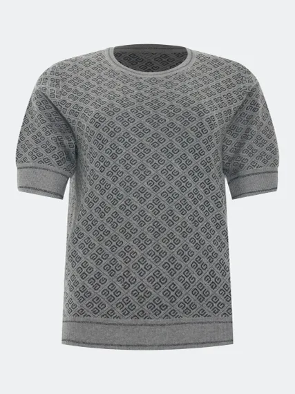 BULMER Жаккардовый джемпер с шелком