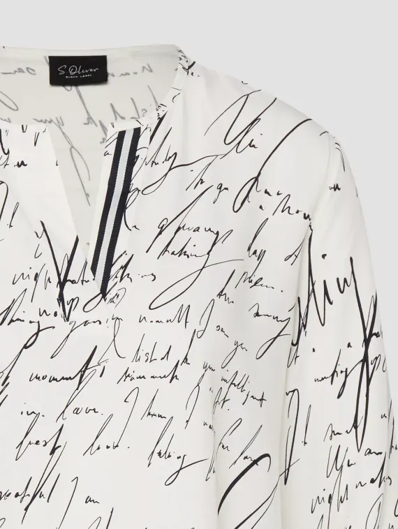 s.Oliver Блуза с V-образным вырезом