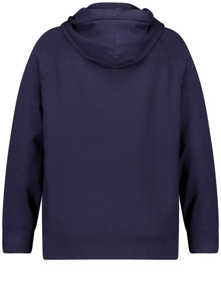 SAMOON Джемпер вискозный с капюшоном