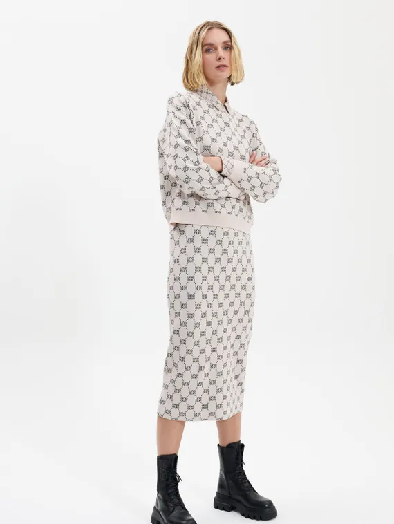 UNQ Джемпер вискозный с логотипами