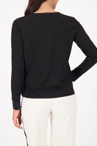 MONARI Креповая блуза со стразами