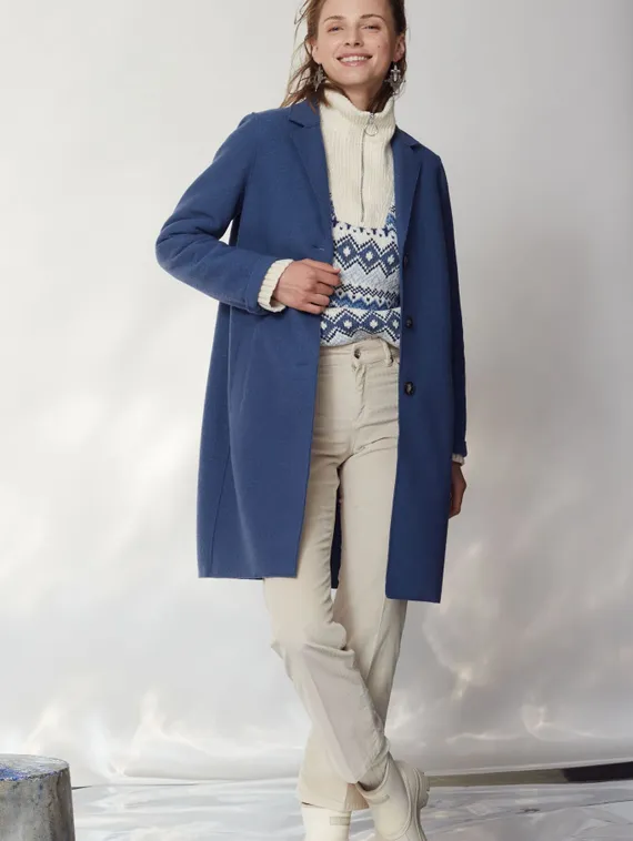 Oui Пальто из шерсти