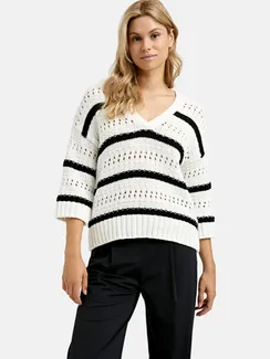 Elisa.and.me Вязаный джемпер в полоску