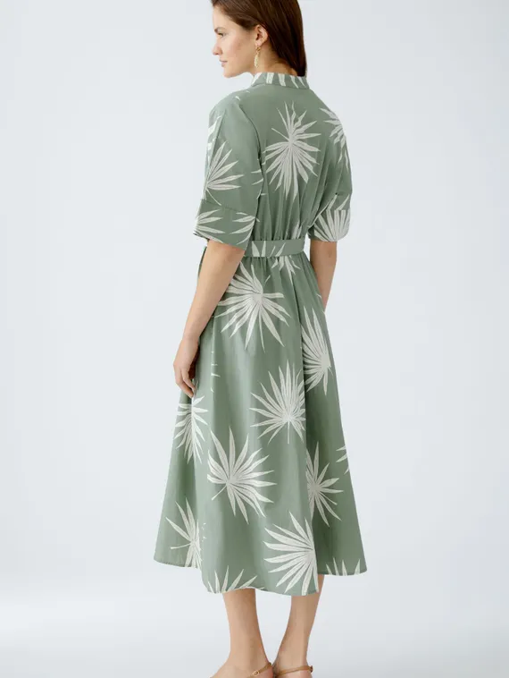 Oui Платье из хлопкового поплина