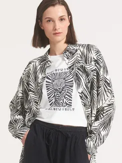 UNQ Блузка с принтом