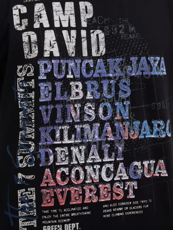 CAMP DAVID Футболка с надписью