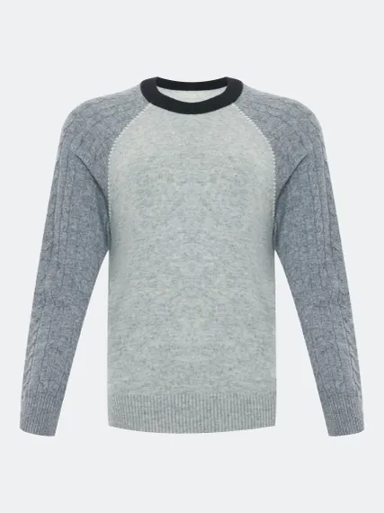 BULMER Джемпер в стиле колор-блок с шерстью