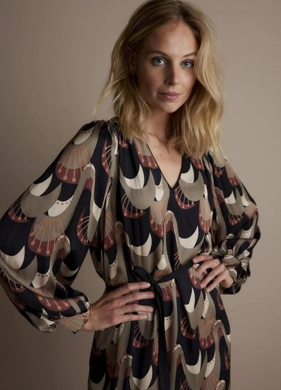 SUMMUM Платье с принтом