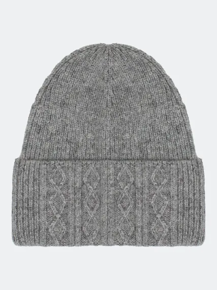 BULMER Шапка бини с декором &quot;косы&quot;