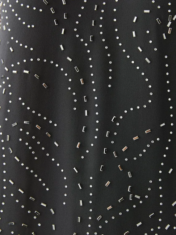 Oui Платье с декоративными камнями