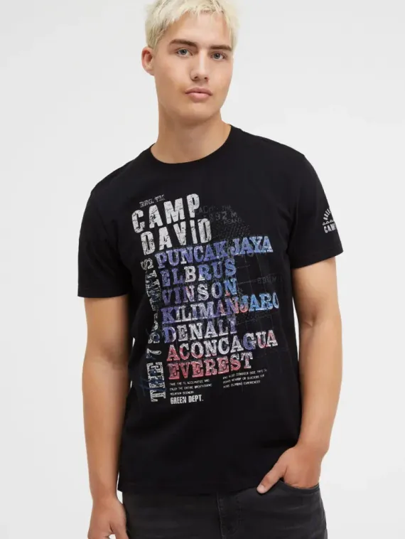 CAMP DAVID Футболка с надписью