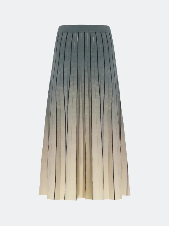 BULMER Вязаная юбка с градиентным принтом