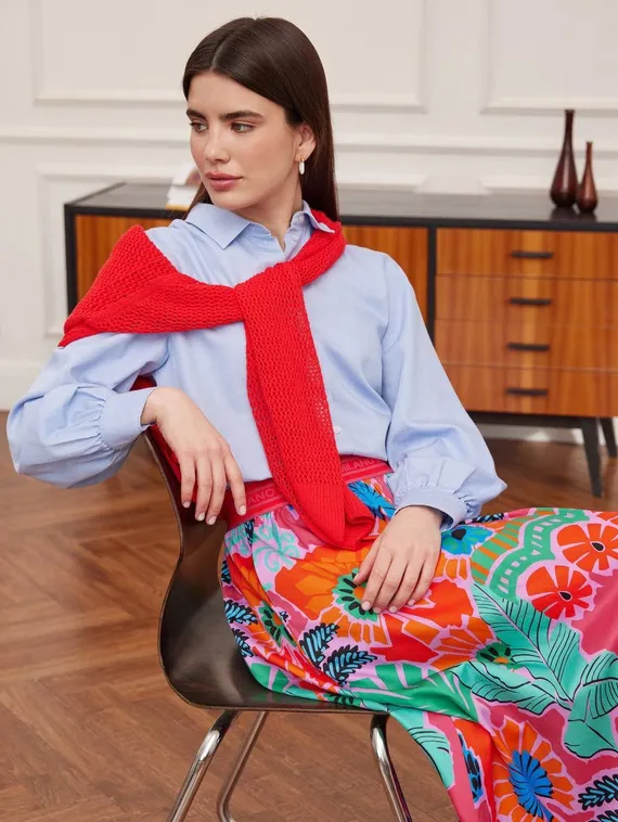 Elisa.and.me Юбка с цветочным принтом