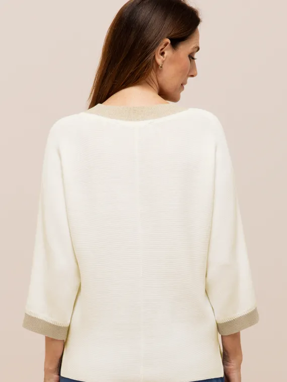 BIANCA Пуловер с V-вырезом