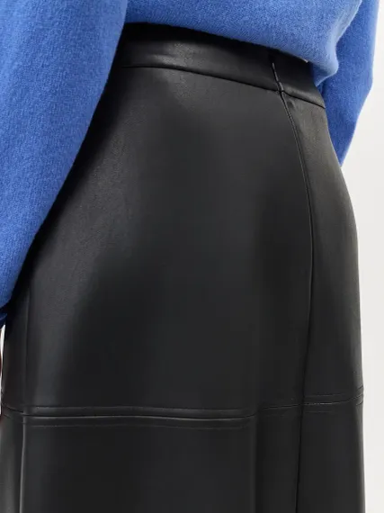 BULMER Юбка-трапеция из экокожи
