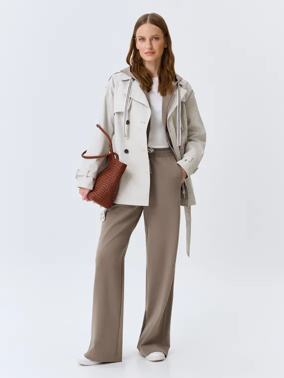 BULMER Укороченный тренч из 100% хлопка