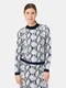 GERRY WEBER Джемпер с принтом змеи