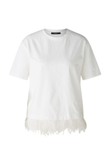 Oui Футболка с перьями