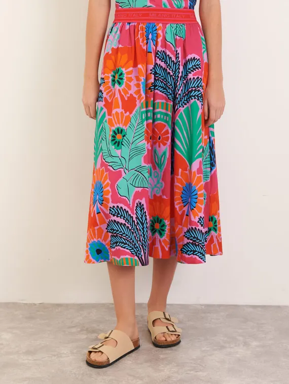 Elisa.and.me Юбка с цветочным принтом