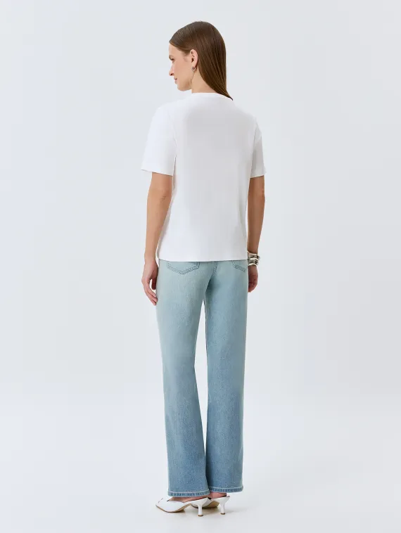 BULMER Футболка с ажурным декором