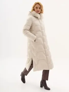 BULMER Пуховик с мехом песца