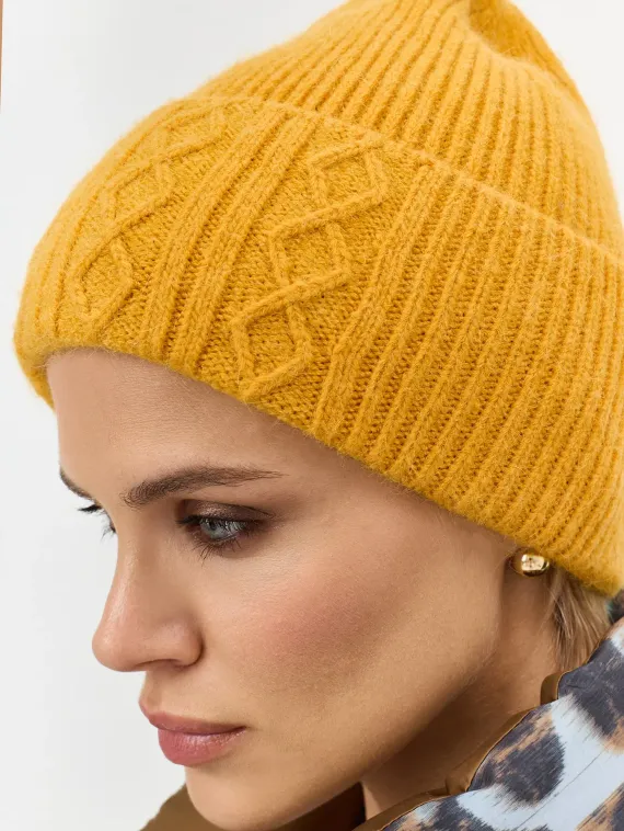 BULMER Шапка с декором "косы"