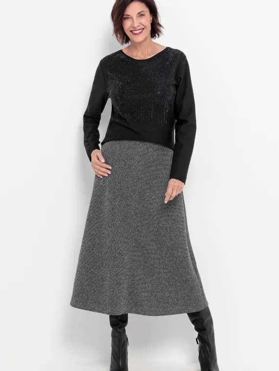 BIANCA Свитер со стразами