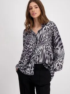MONARI Блуза с анималистичным принтом