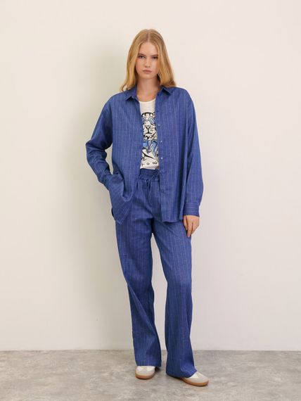 Elisa.and.me Рубашка с добавлением льна