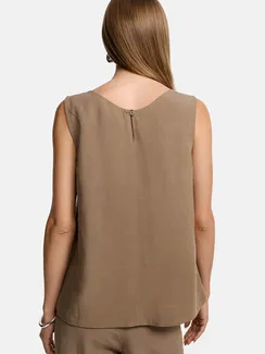 CATNOIR Топ из смеси вискозы и льна