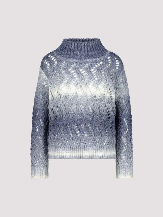 MONARI Свитер ажурный с люрексом