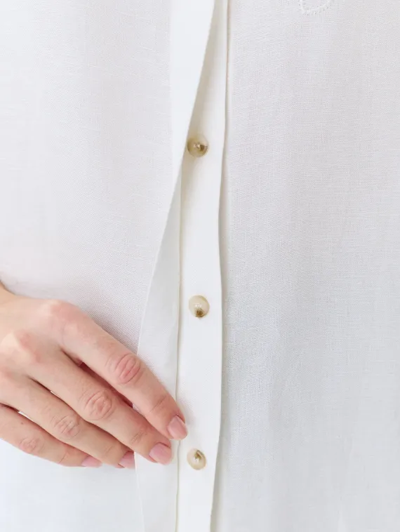 BULMER Удлиненная льняная блузка-туника