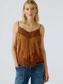 Oui Топ кружевной