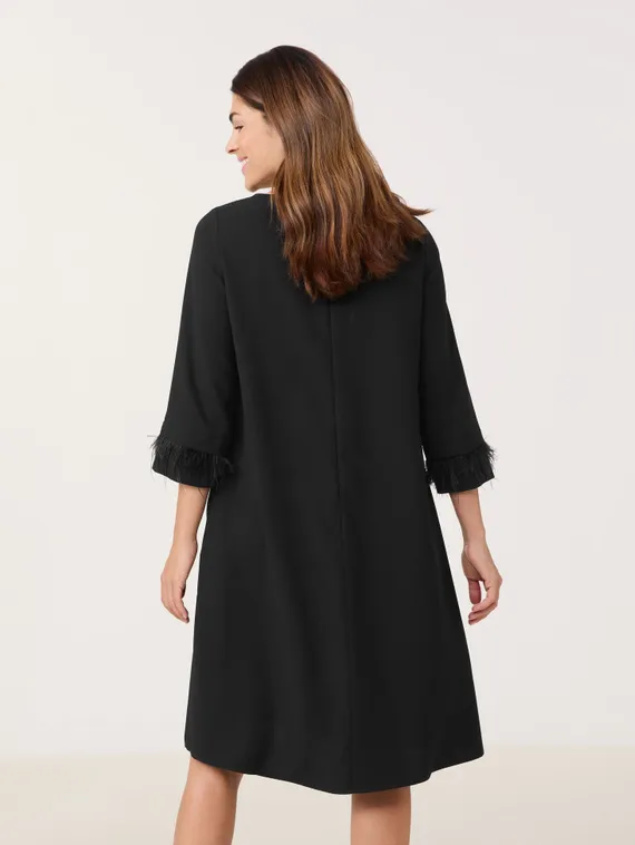 GERRY WEBER Платье с отделкой из перьев