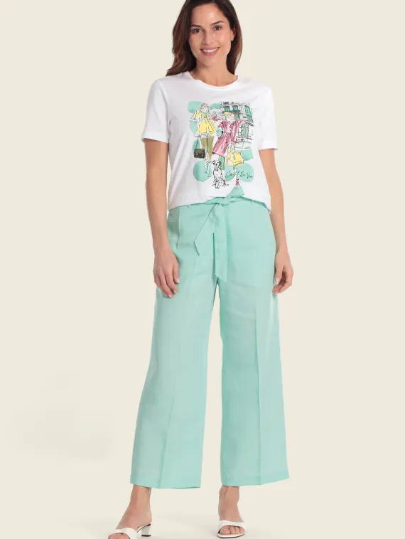 GERRY WEBER Футболка с иллюстрированным принтом