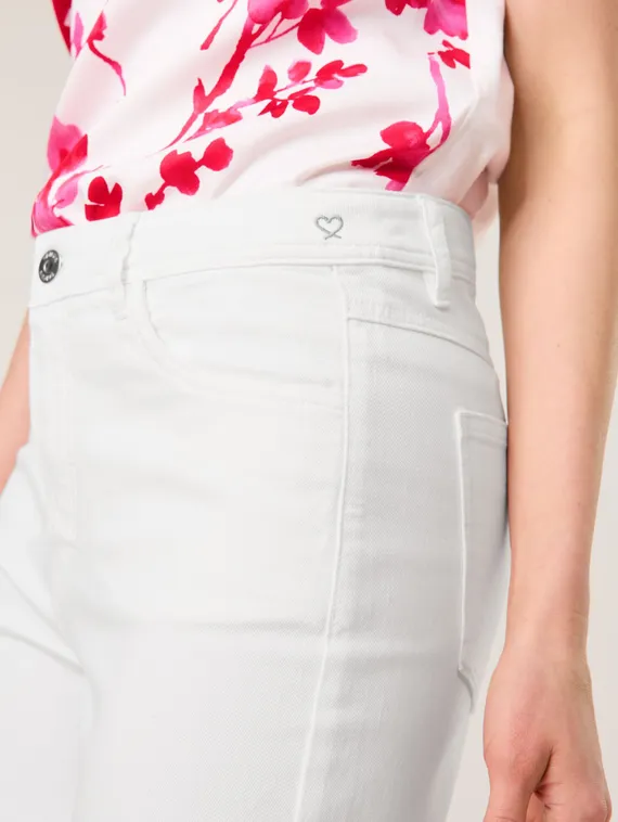 TAIFUN Джинсы белые