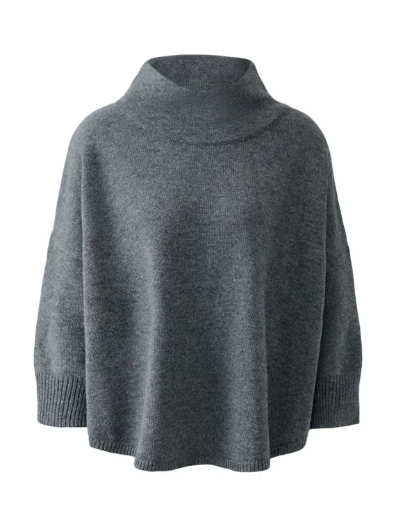 Oui Пуловер-пончо