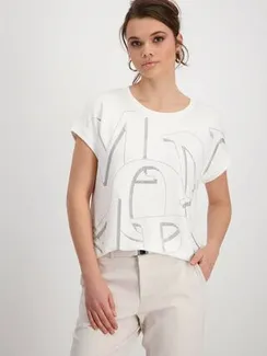 MONARI Футболка с буквами из страз