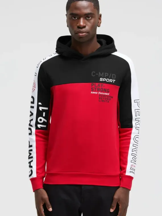 CAMP DAVID Толстовка с цветными блоками