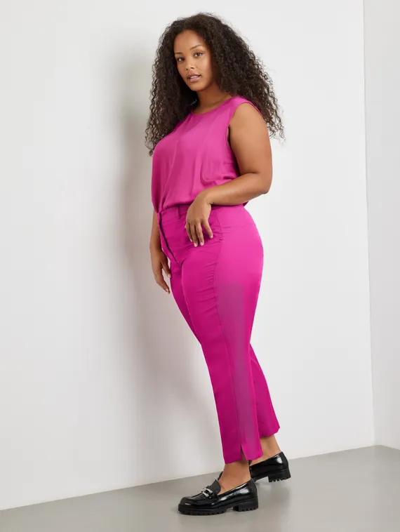 SAMOON Брюки из смесового льна