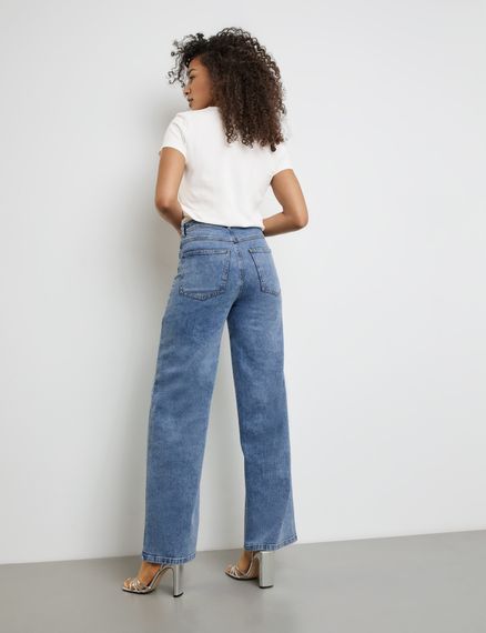 TAIFUN Джинсы со стразами