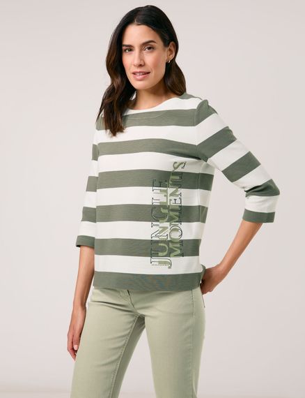 GERRY WEBER Джемпер в полоску 3/4 рукав