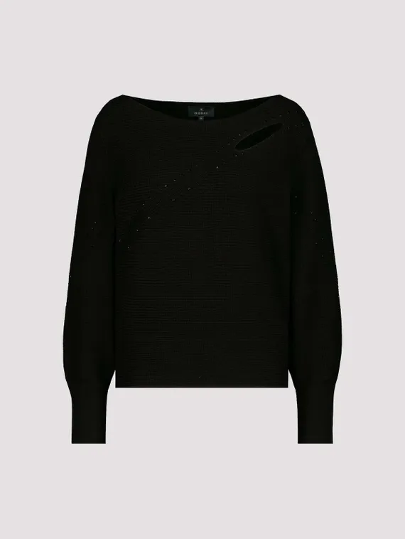 MONARI Свитер с вырезами и стразами